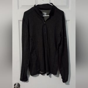 Saucony Men's Charcoal Quarter-Zip Sweater
